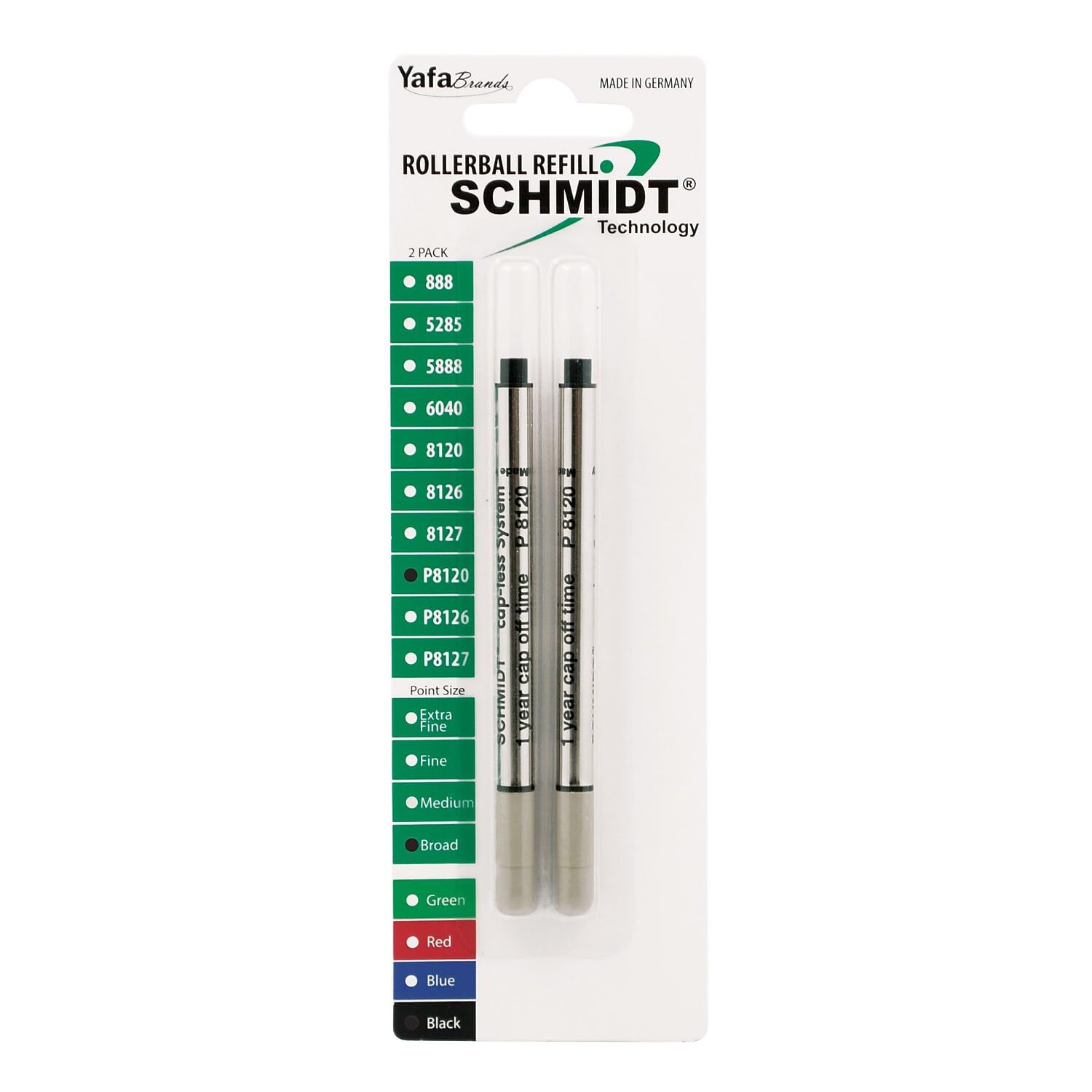 Amazon.com: Schmidt P8120 Short Capless Rollerball Refill